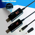 USB Boost Converter DC 5V To 9V 12V USB Step-up Converter Cable + 3.5x1.35mm Connecter For Power Supply/Charger/Power Converter Zpaxo Default Title