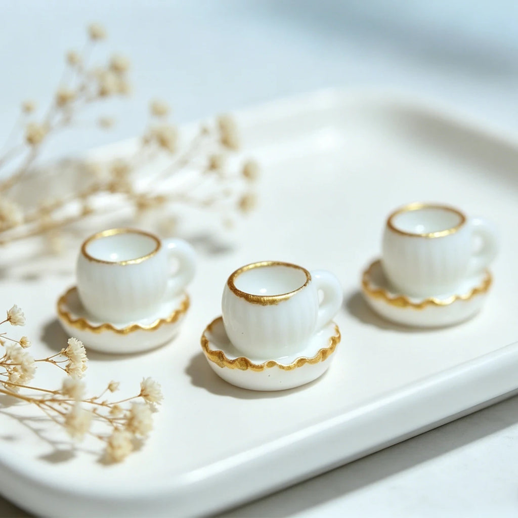 1:12 Scale Resin Miniature Coffee Cup – Dollhouse Decor