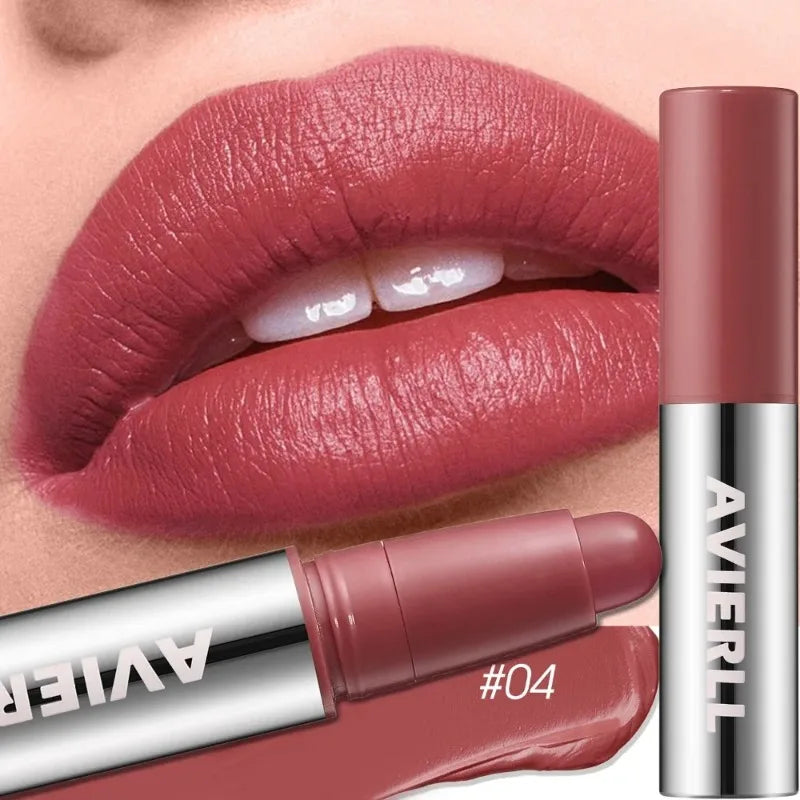 Smooth Matte Lipstick Waterproof Long-lasting Moisturizing Easy Apply Zpaxo 04