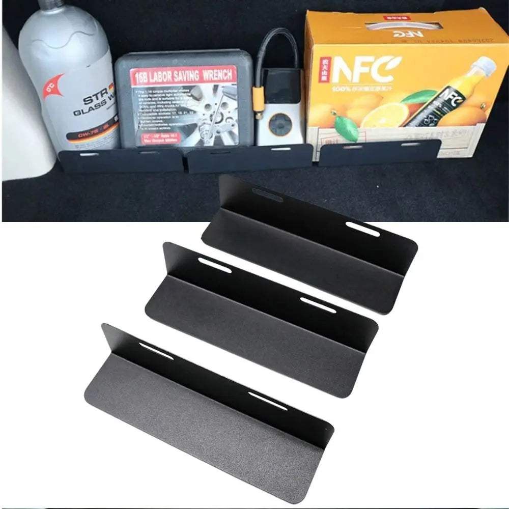 Non-slip Car Trunk Divider Sturdy Locking System Metal Dividers Boot Zpaxo