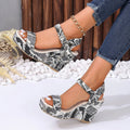 2026 Women Platform Sandals Summer Fashion Casual Shoes Women Vintage Floral Print Peep Toe Wedges Sandals Sandalias De Mujer Zpaxo black 35