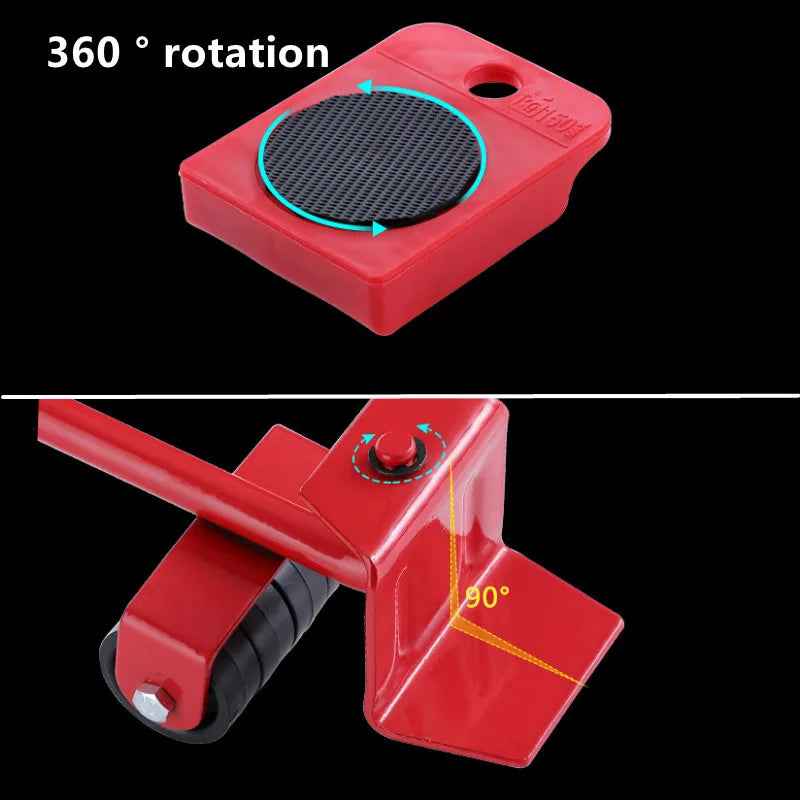 Heavy Duty Furniture Mover Roller Set – 2/4/5pcs Floor Protector Furniture Mover Set Zpaxo