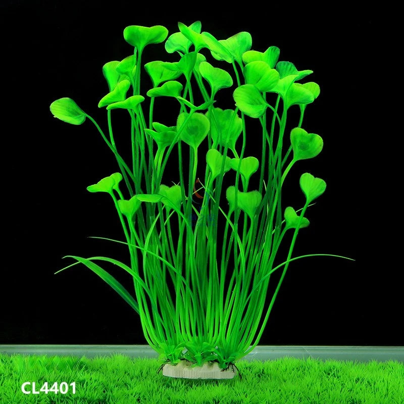 Artificial Plastic Aquarium Plants Fish Tank Landscaping Simulation