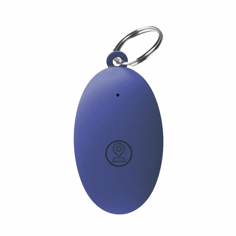 Mini GPS Tracker Bluetooth Tracker Smart Anti-Lost Device Pets Kid Bag Wallet Wireless Tracking Smart Finder Locator Accessories Zpaxo Blue