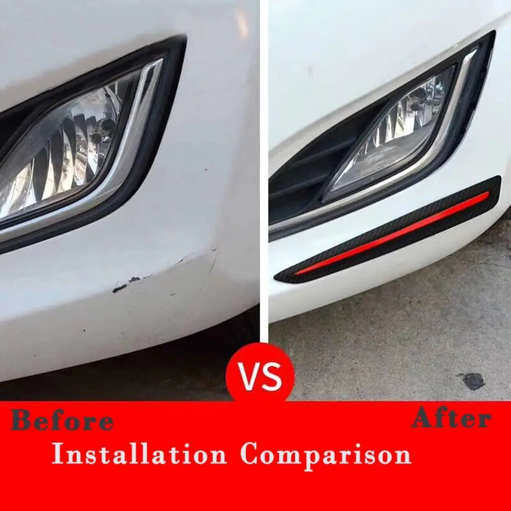 Carbon Fiber 3R Front Rear Auto Protection Zero Decorative Edge Zpaxo