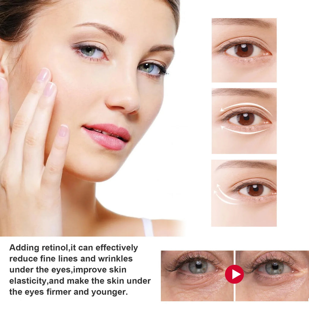 Retinol Anti Aging Eye Cream Stick Brightening Firming Eye Area Faded Eye Wrinkles Dark Circles 3g Moisturizing Eye Treatment Zpaxo