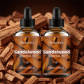 SANDALWOOD ESSENTIAL OIL Has Deep Nourishing Moisturizing Effects Zpaxo SANDALWOOD 2pcs 60ml
