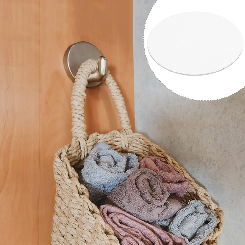 Suction Hooks Bathroom Double Side Adhesive Circular Sticker Pads
