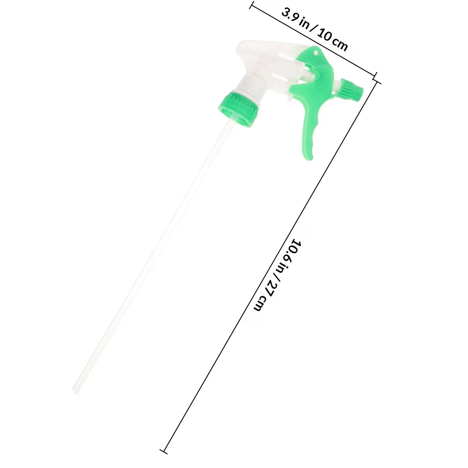 10Pcs Hand Button Nozzle Plastic Water Nozzle with Comfortable Grip Long Straw for Deep Bottle Extraction Garden Watering Zpaxo