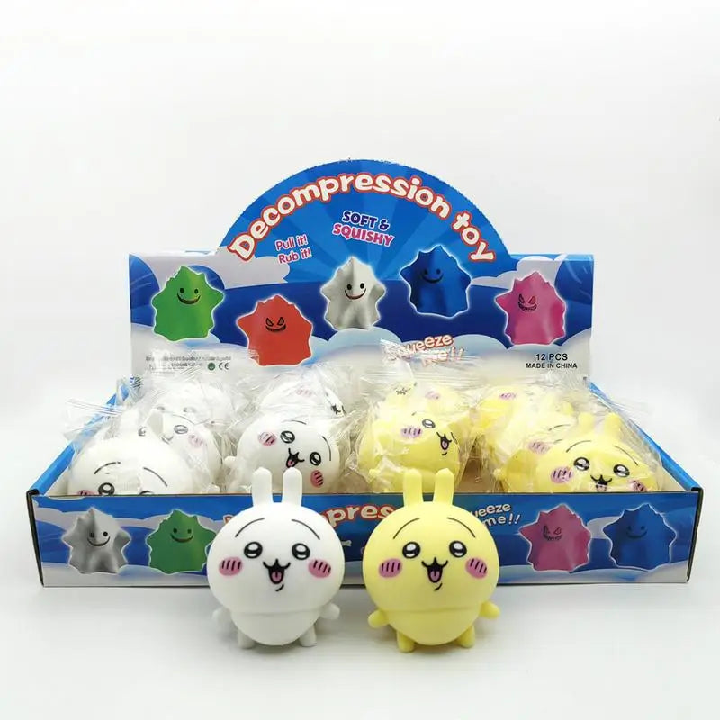 Squeeze Fidget Fashionable Cute Cartoon Doll Home Desktop Decoration For Christmas Children Relax Toy For Kids And Adults Zpaxo
