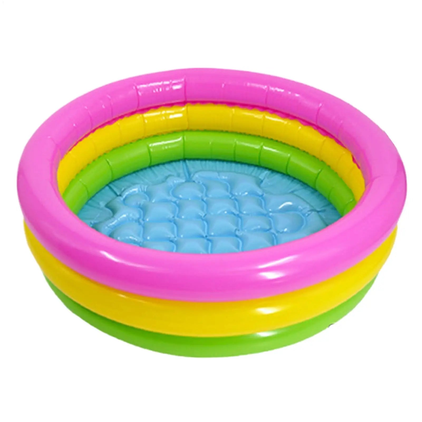 Pool For Dogs 60x25cm Inflatable Rainbow Bath Tub Cat Bathing Foldable Dog Pool For Outdoor Garden Backyard Beach Summer Camping Zpaxo