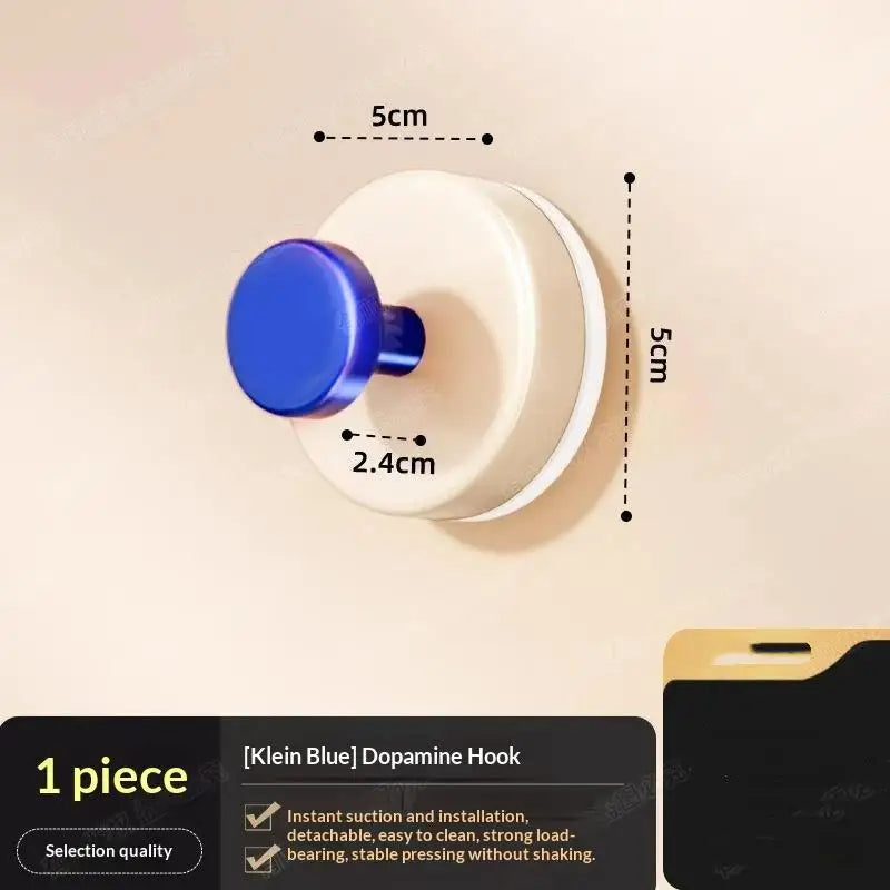 MCute Colorful Strong Suction Cup Hook No Punching Bathroom Kitchen Zpaxo F