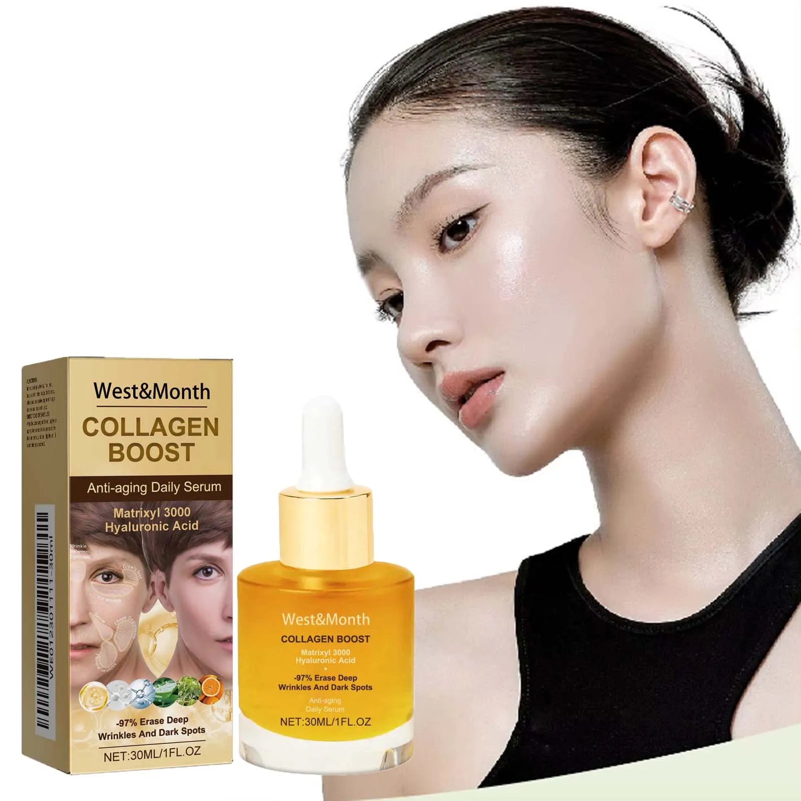 Collagen Face Serum – Anti-Aging, Hydrating & Brightening Anti-Aging Face Serum Zpaxo
