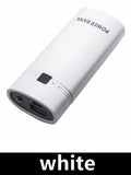 1PCS Detachable Design With Indicator Light For Smart Phone Power Bank Case Battery Practical For 18650 Battery Zpaxo white
