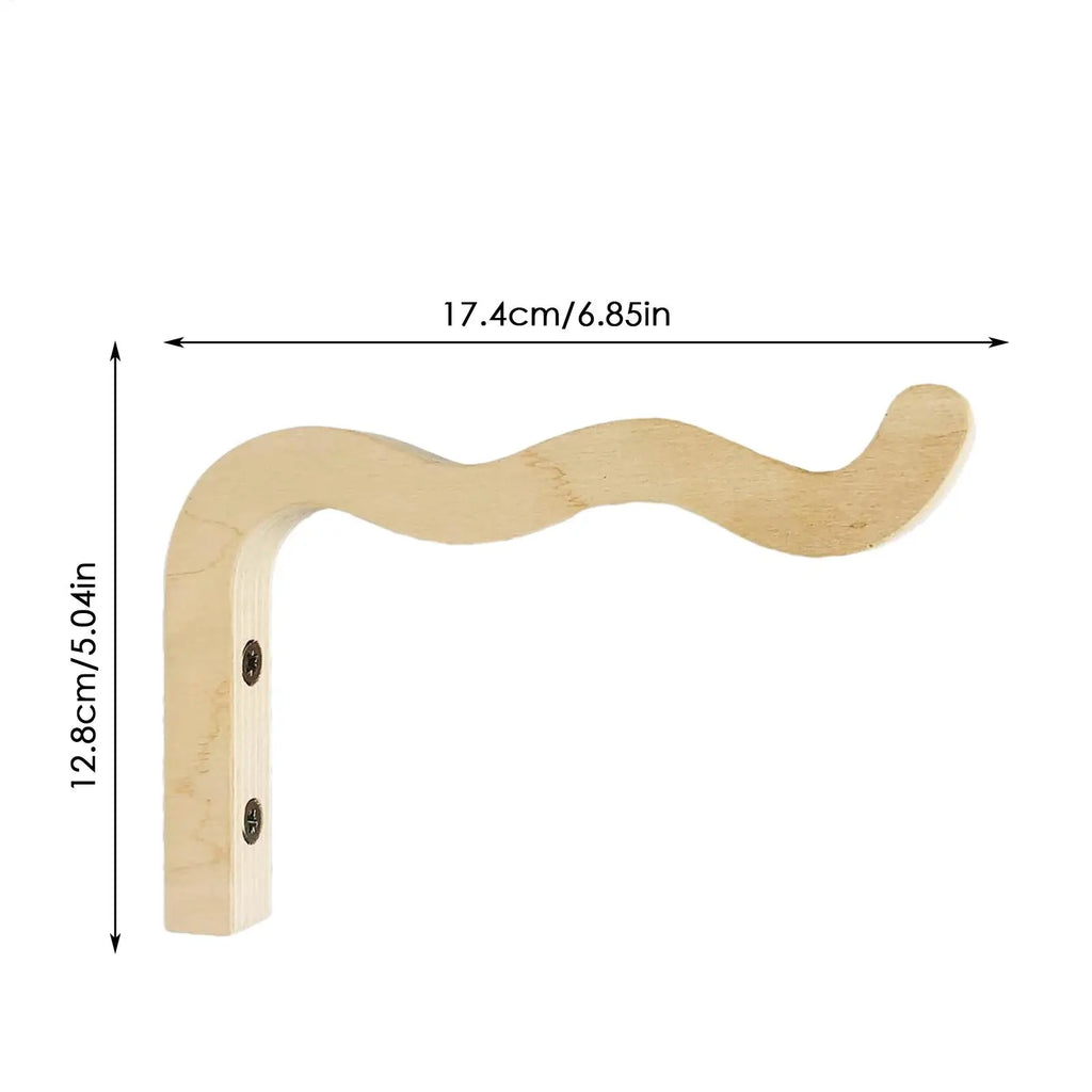 Wood Plant Hanger Hooks Flower Baskets Hangers Hook Bracket Wall Wind