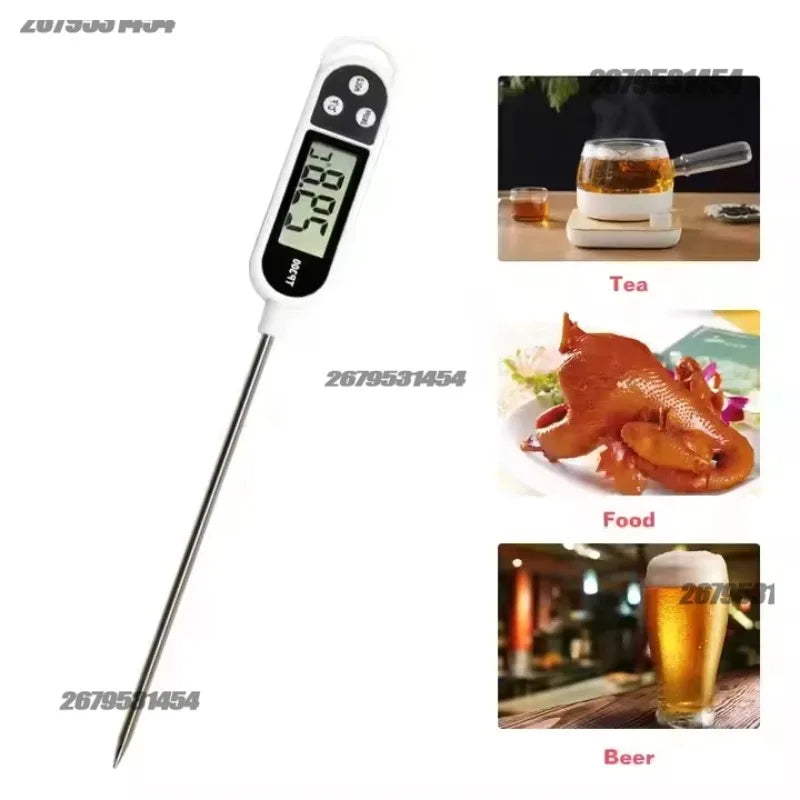 1/2pcs Digital Thermometer Digital Probe Meat/Milk Food Temperature Thermometer Kitchen Cooking Baking BBQ For Kitchen Zpaxo