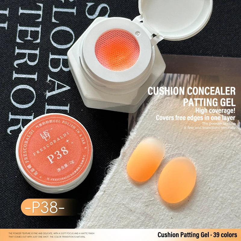 39 Colors Cushion Ombre Painting Nail Gel No Wipe Highly Saturated