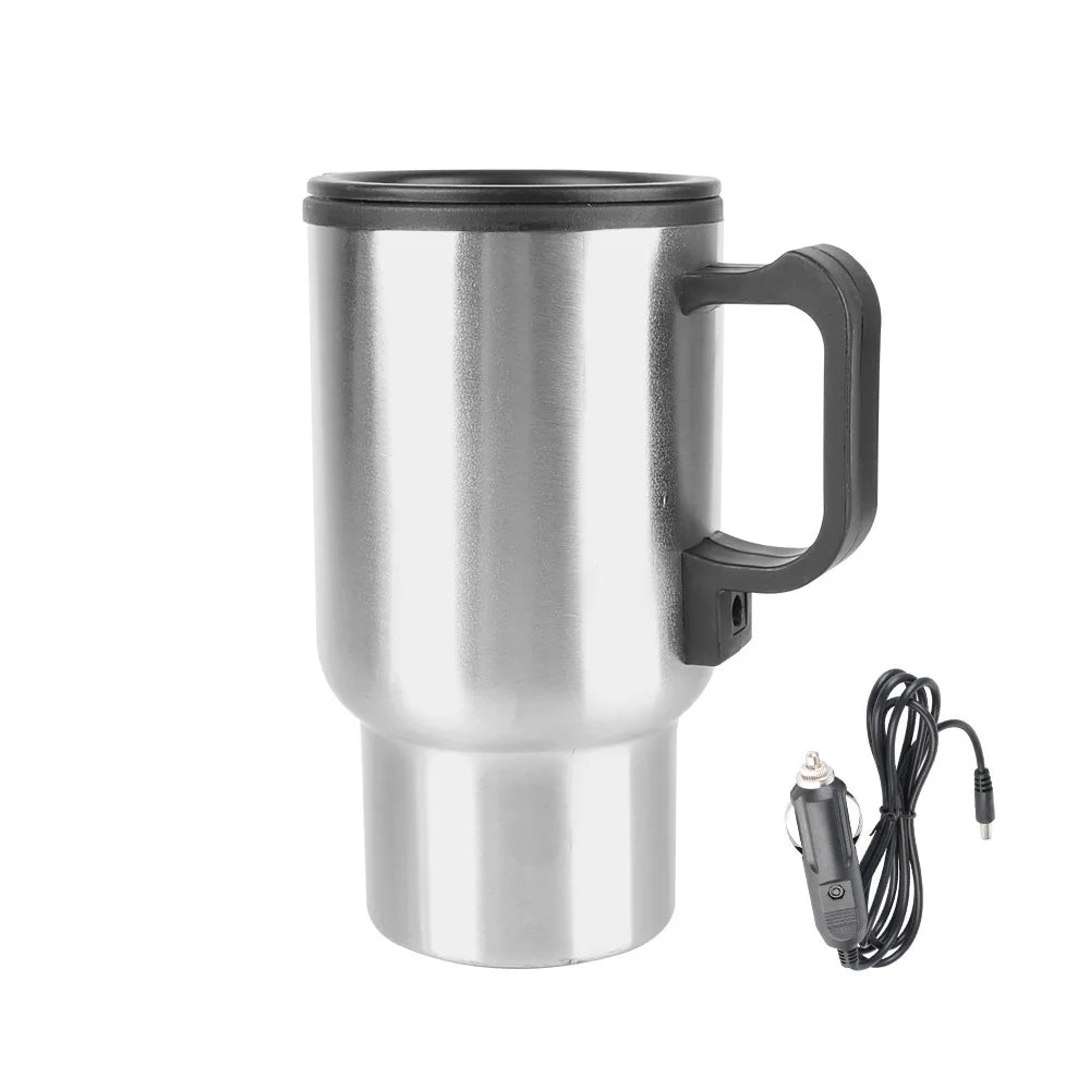Water Coffee Milk Thermal Mug Stainless Steel 12V Camping Travel