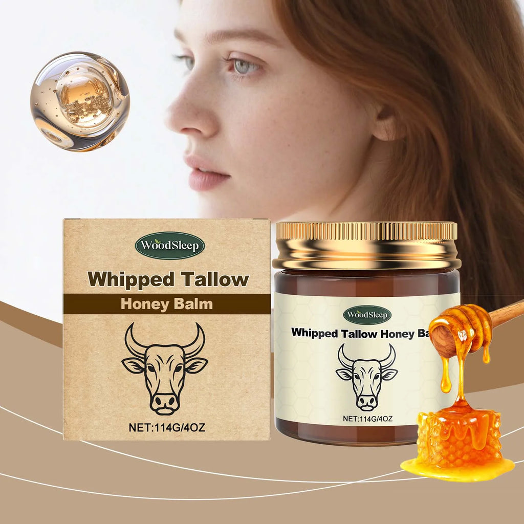WOODSLEEP Tallow Honey Balm – Nourishing Firming Body Cream Body & Face Cream Zpaxo