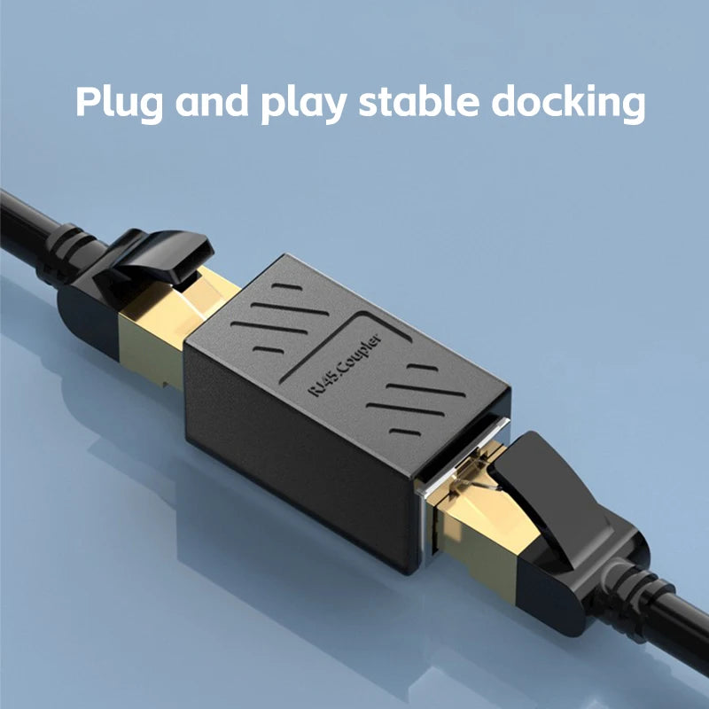 Network Three-in-one Rj45 Cable Extender Crystal Head Docking Zpaxo