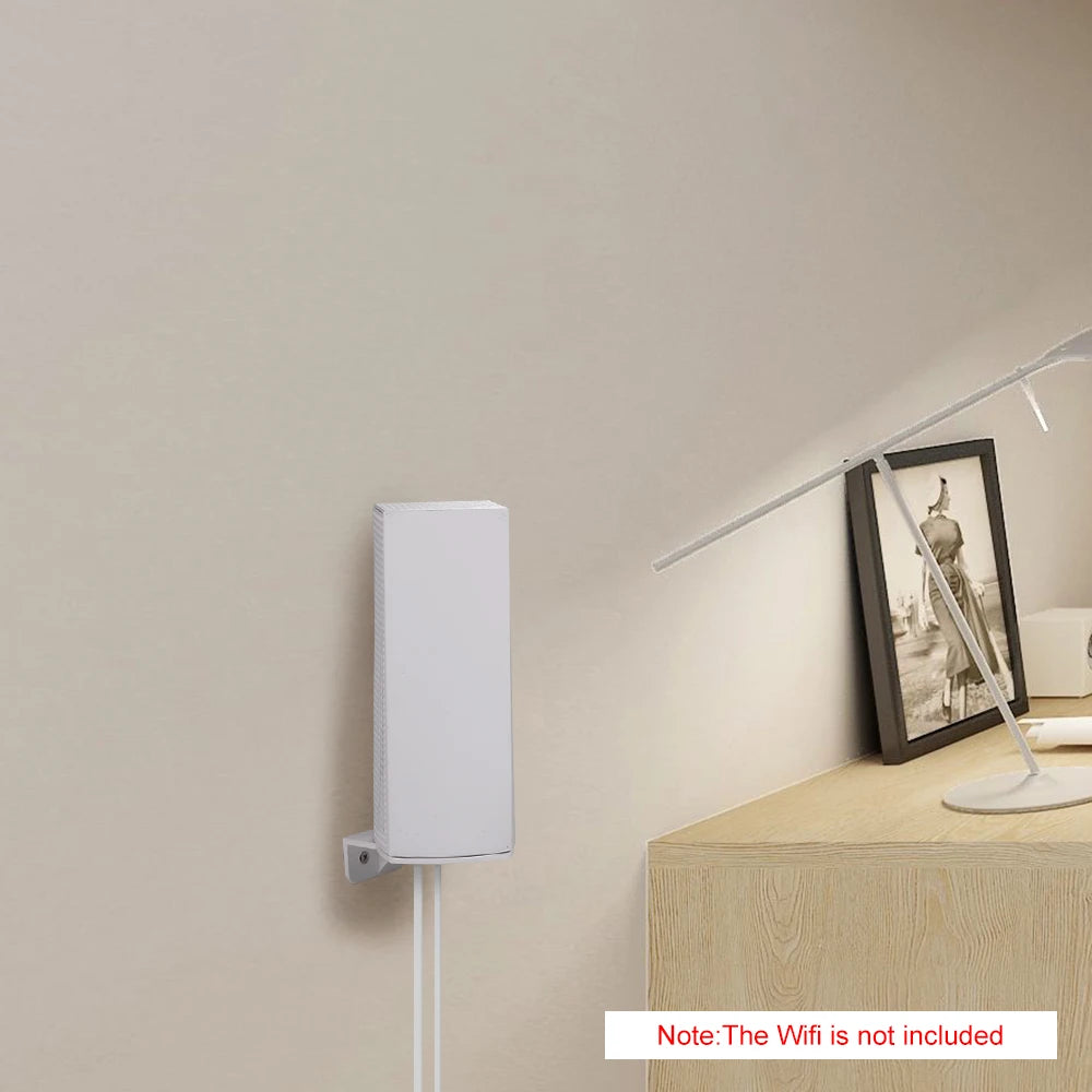 Wall Mount Bracket Stand Holder for Linksys Velop Tri-band Whole Home WiFi Mesh System White 1/2/3 Pack Zpaxo