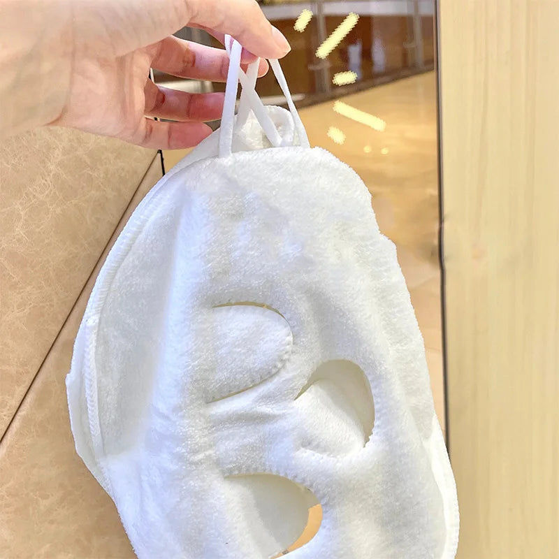Skin Care Mask Cotton Compress Towel Wet Steamed Face Opens Pore