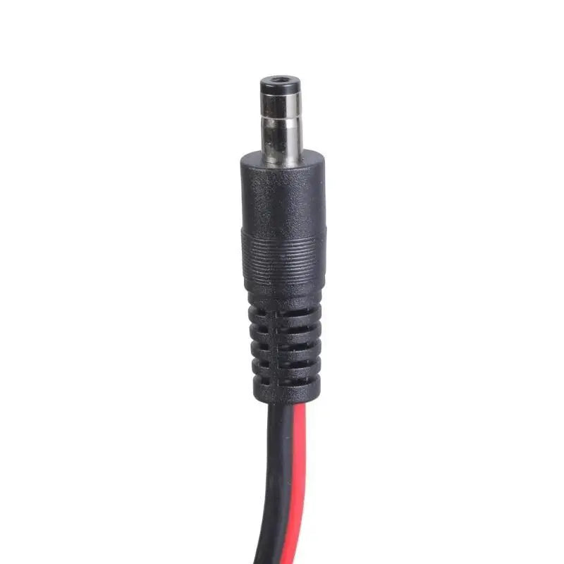 652F Length Power Cable 5 5mmx2 Male Female Adapter Line Black Zpaxo