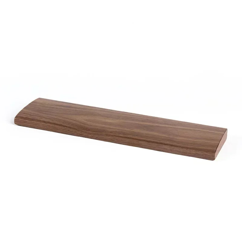 Wooden Keyboard Wrist Rest Walnut Mouse Pad Solid Support Anti-slip Zpaxo