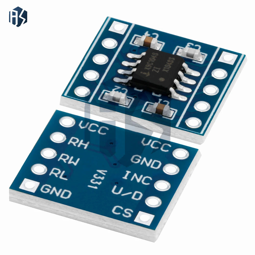 5V X9C104 Digital Potentiometer Module 40 100K 100-Tap Zpaxo