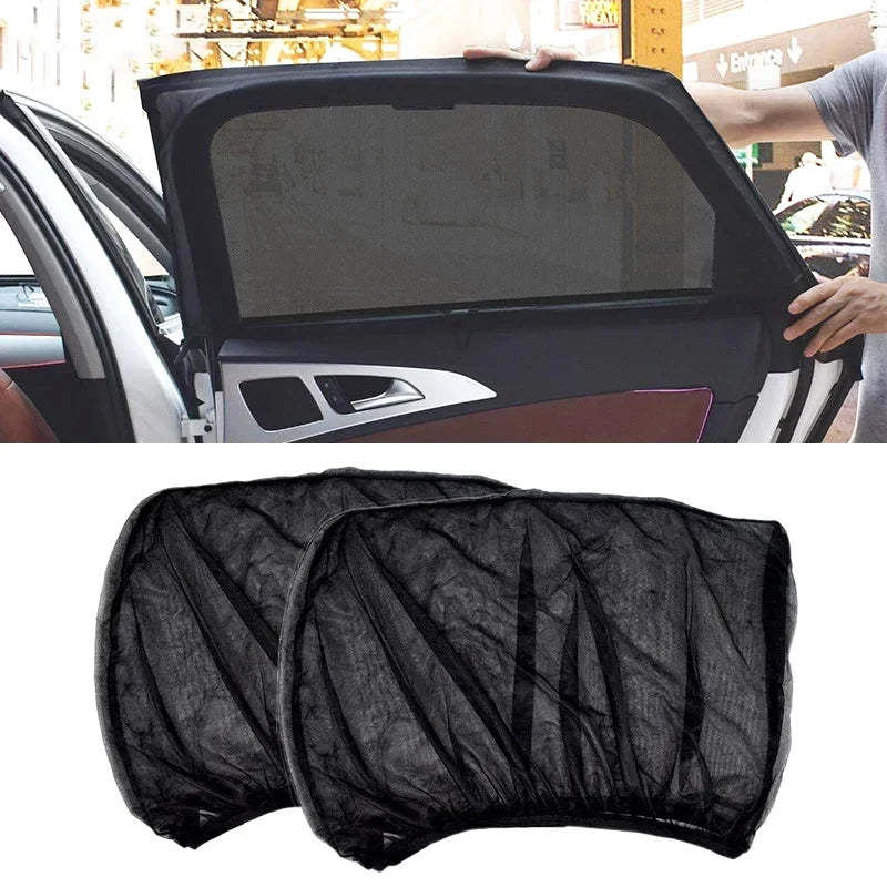 2-Pack Car Side Window Sun Shade Mesh | UV Protection