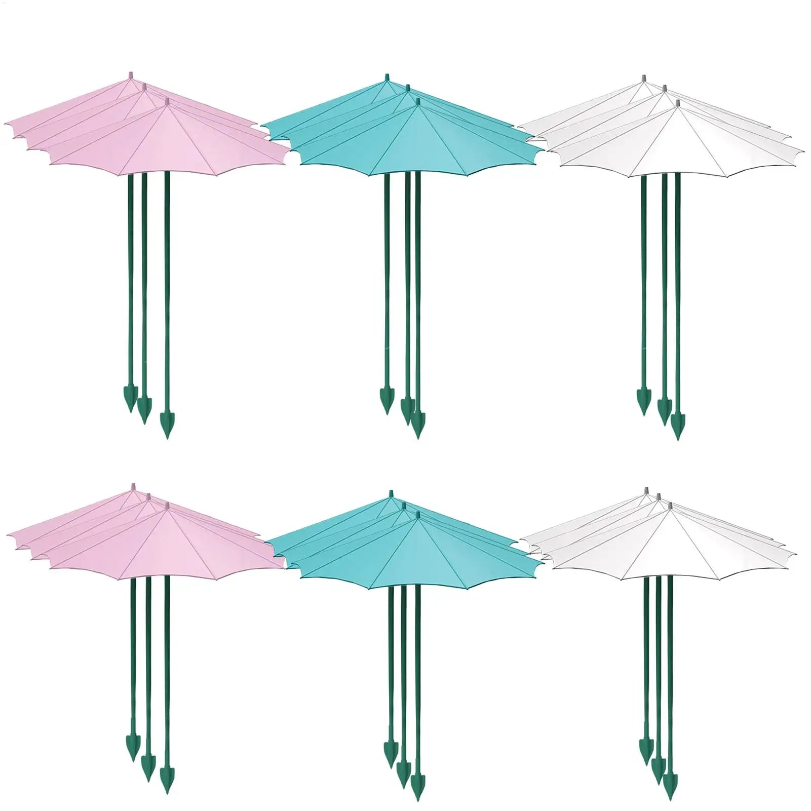 Mini Plant Umbrella Outdoor Plants Sun Shade UV Protection Garden