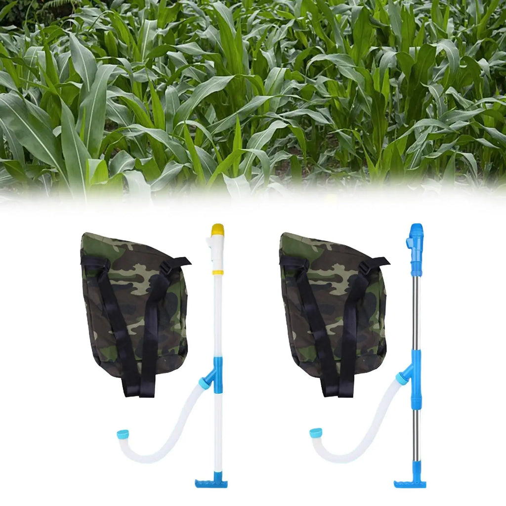 Garden Fertilizer Spreader Bag Handheld Broadcast Seeder Manure Zpaxo