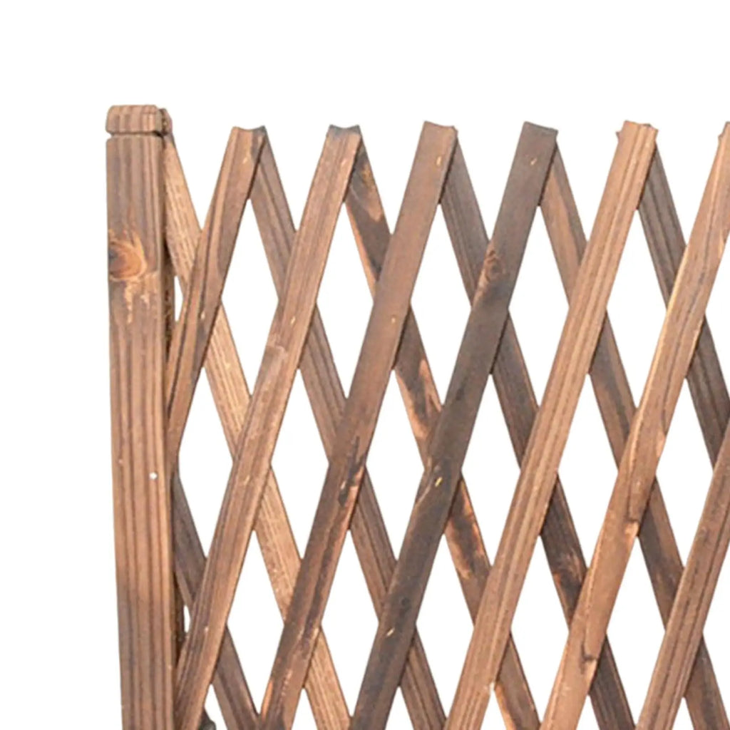Expandable Wood Fence Photo Background Extendable Trellis Lattice Zpaxo