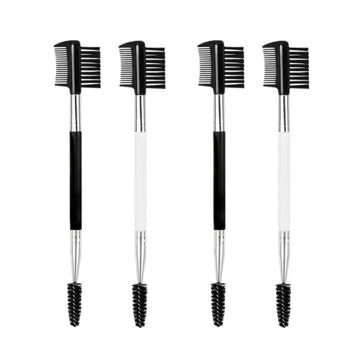 Double Ended Wood Handle Eyebrow Brush Eyelash 1 Professional Makeup