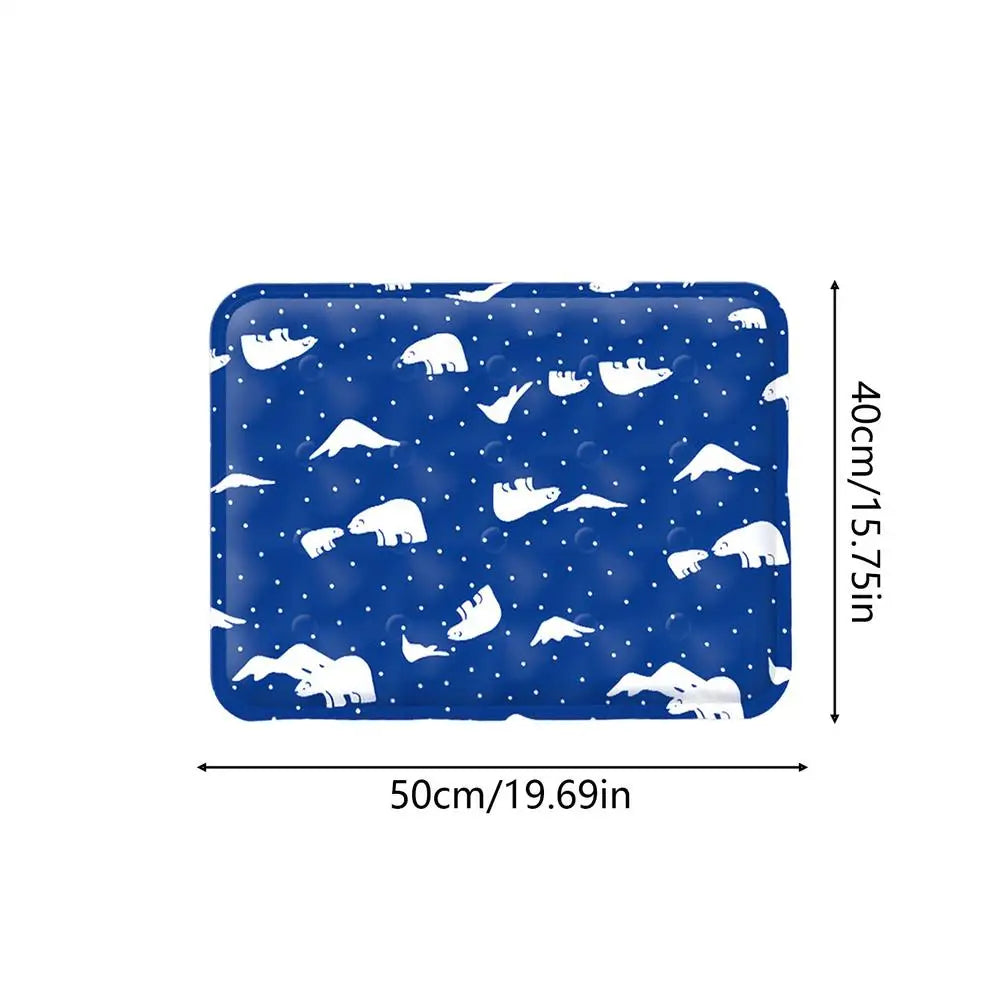 Pet Cooling Mat for Dogs & Cats – Washable Foldable Summer Pad Pet Cooling Mat Zpaxo C