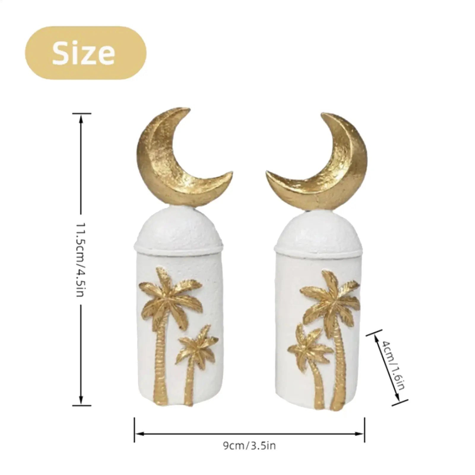 Castles Statue Resin Decorative Middle Eastern Decoration Moon