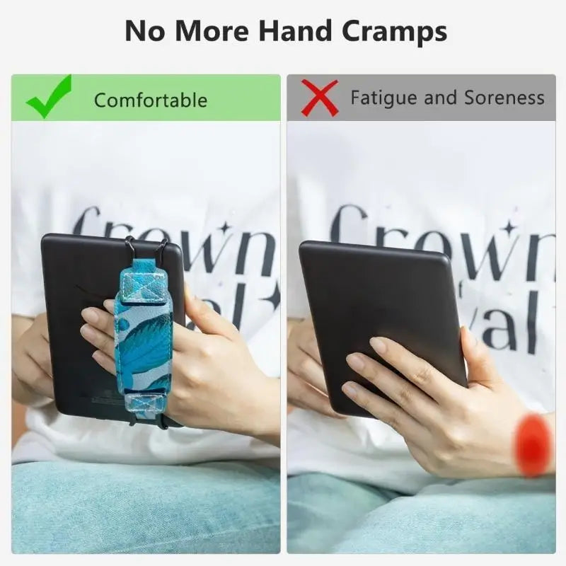 652F Portable Tablet Hand Grip Holder 6 7 Screens Slip Resistant Zpaxo