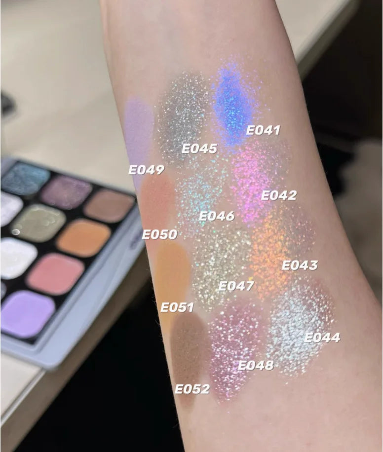 Qianyan Cheeryep Single Monochrome Eyeshadow Chameleon Highlight Zpaxo