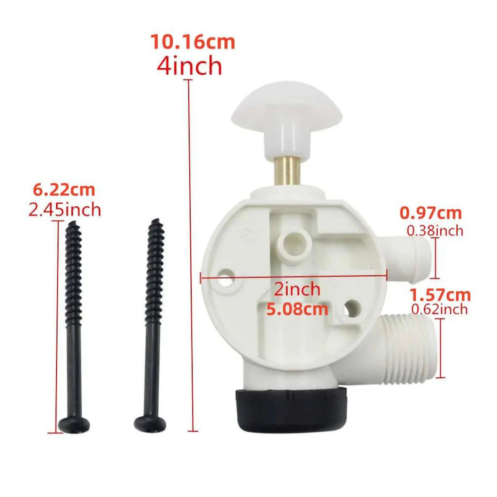 385314349 Dometic RV Toilet Water Valve Replacement Sealand Vacuflush