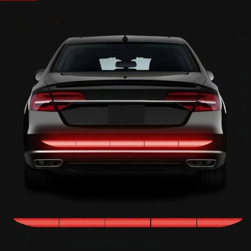 Car Reflective Sticker Warning Safety Tape Anti Collision Warning Reflective Sticker For Automobile Trunk Anti-Collision Sticker Zpaxo