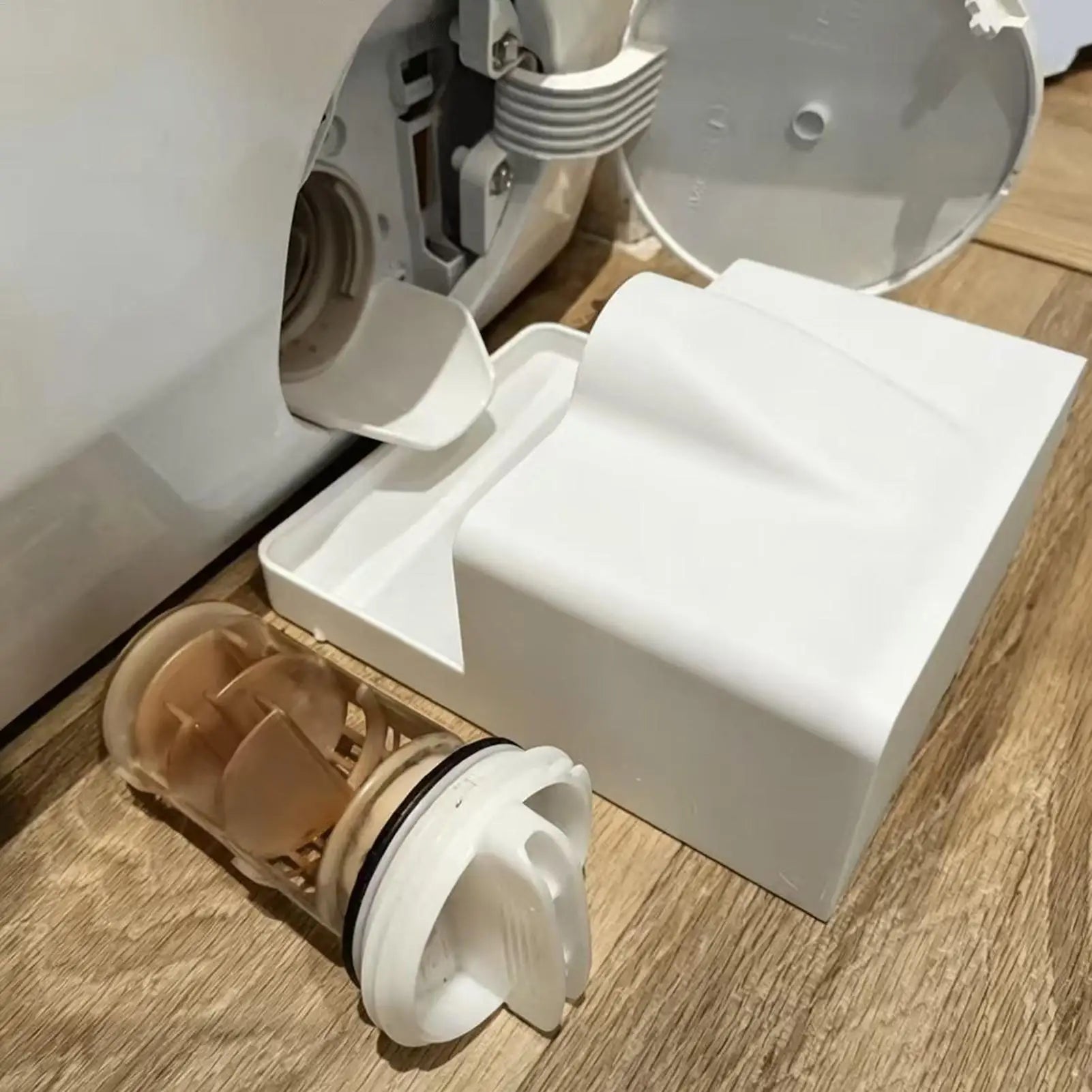 Washing Machine Drain Tray Leak Proof Funnel Compact Catcher Water