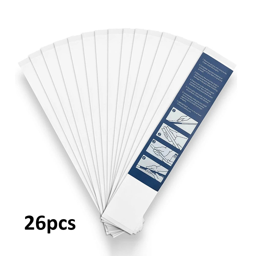 26/13pcs Golf Grip Tape Double Sided Adhesive Strips for Regripping Golf Clubs Installation Golf Grip Strip Putter Tape Zpaxo 26pcs