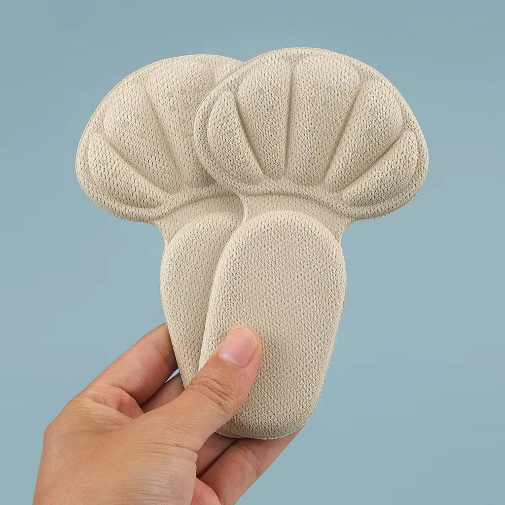 2-in-1 Heel Cushion Pads – Anti-Slip Sponge Heel Protector 2-Pack Heel Cushion Pad Zpaxo 2PC-Skin