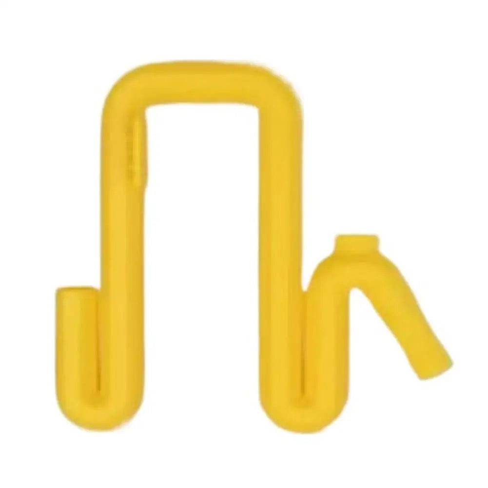 Self-Priming Siphon Overflow Pipe for Rain Barrels – No Drill Rainwater Overflow Pipe Zpaxo Yellow