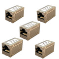 Cat6A Inline Coupler Female Zinc Alloy Shielded RJ45 Ethernet Joiner