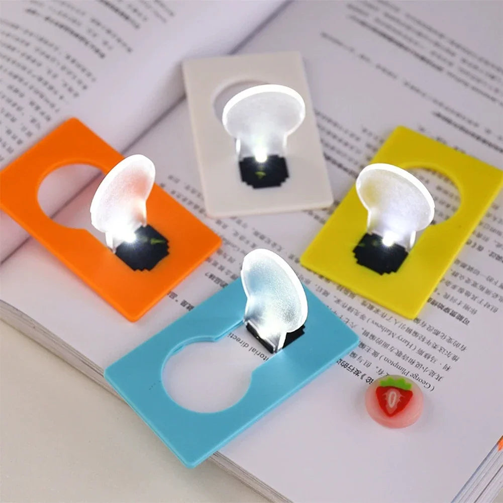 Foldable Phone Stand with LED Night Lamp – Credit Card Slim