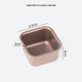 Mini Non-Stick Carbon Steel Square Loaf & Brownie Baking Pan