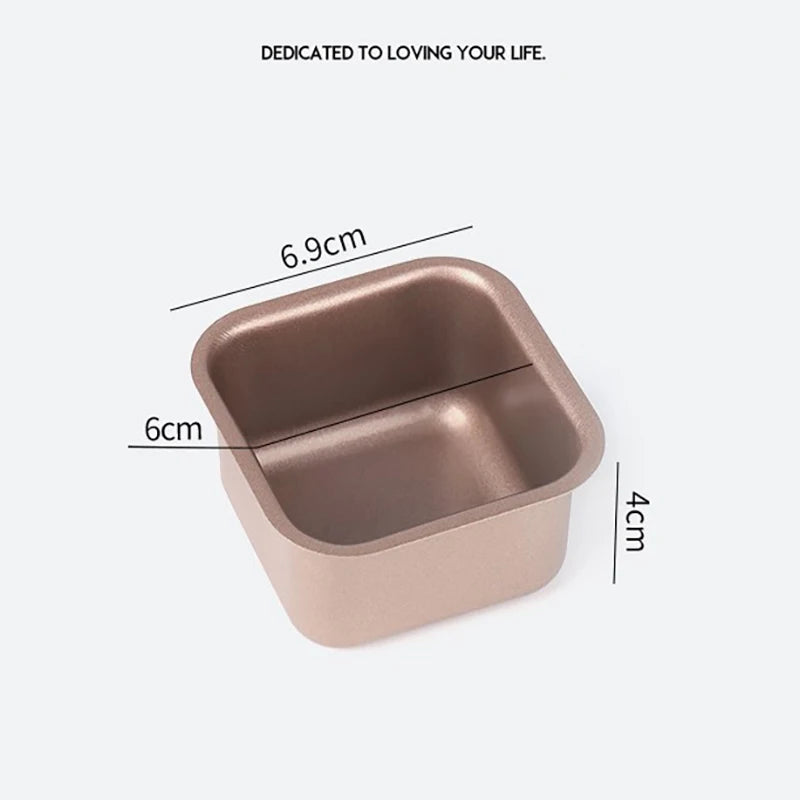 Mini Non-Stick Carbon Steel Square Loaf & Brownie Baking Pan