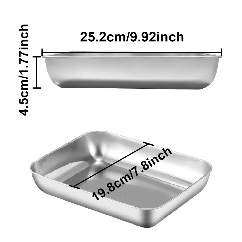 Stainless Steel Food Storage Container Large Capacity Suitable