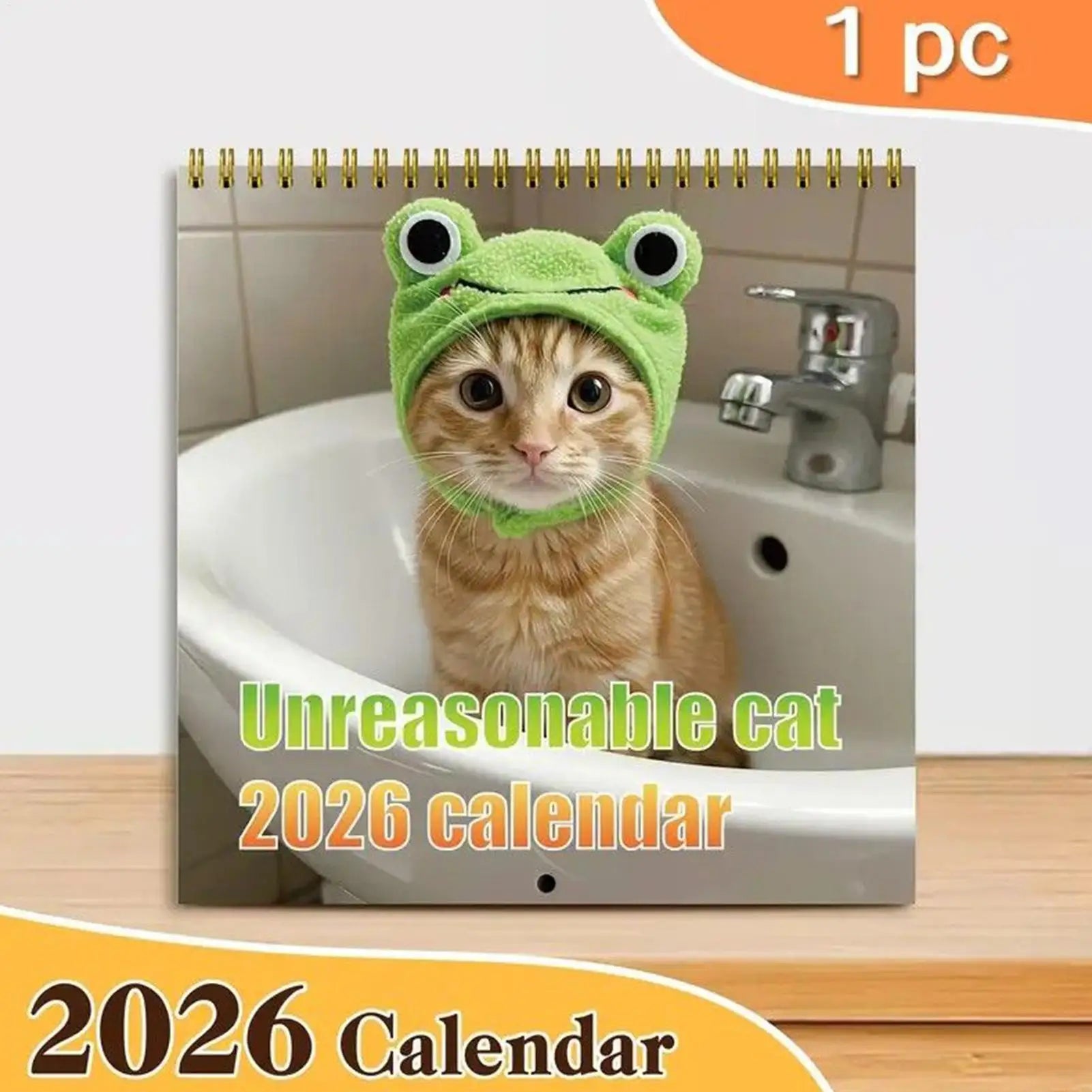 2026 Cat Calendar 2026 Wall Calendar Schedule Planner for Holiday Dates Christmas New Year Office Home Kids Adults Family Zpaxo